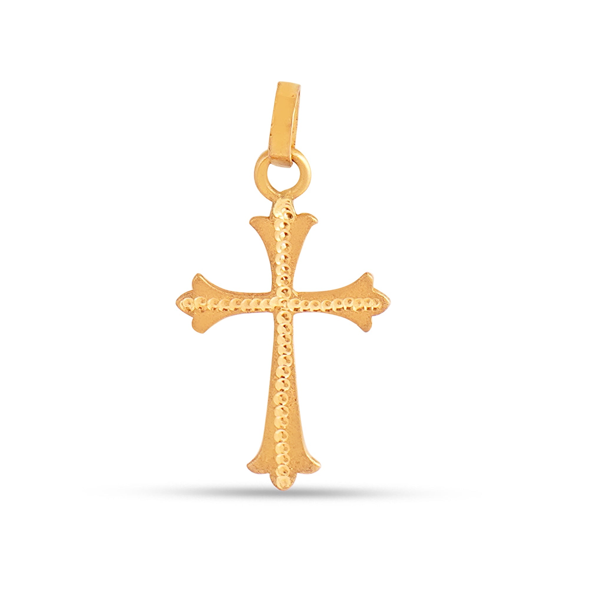 22kt Gold Handmade Beautiful Holy Cross Pendent