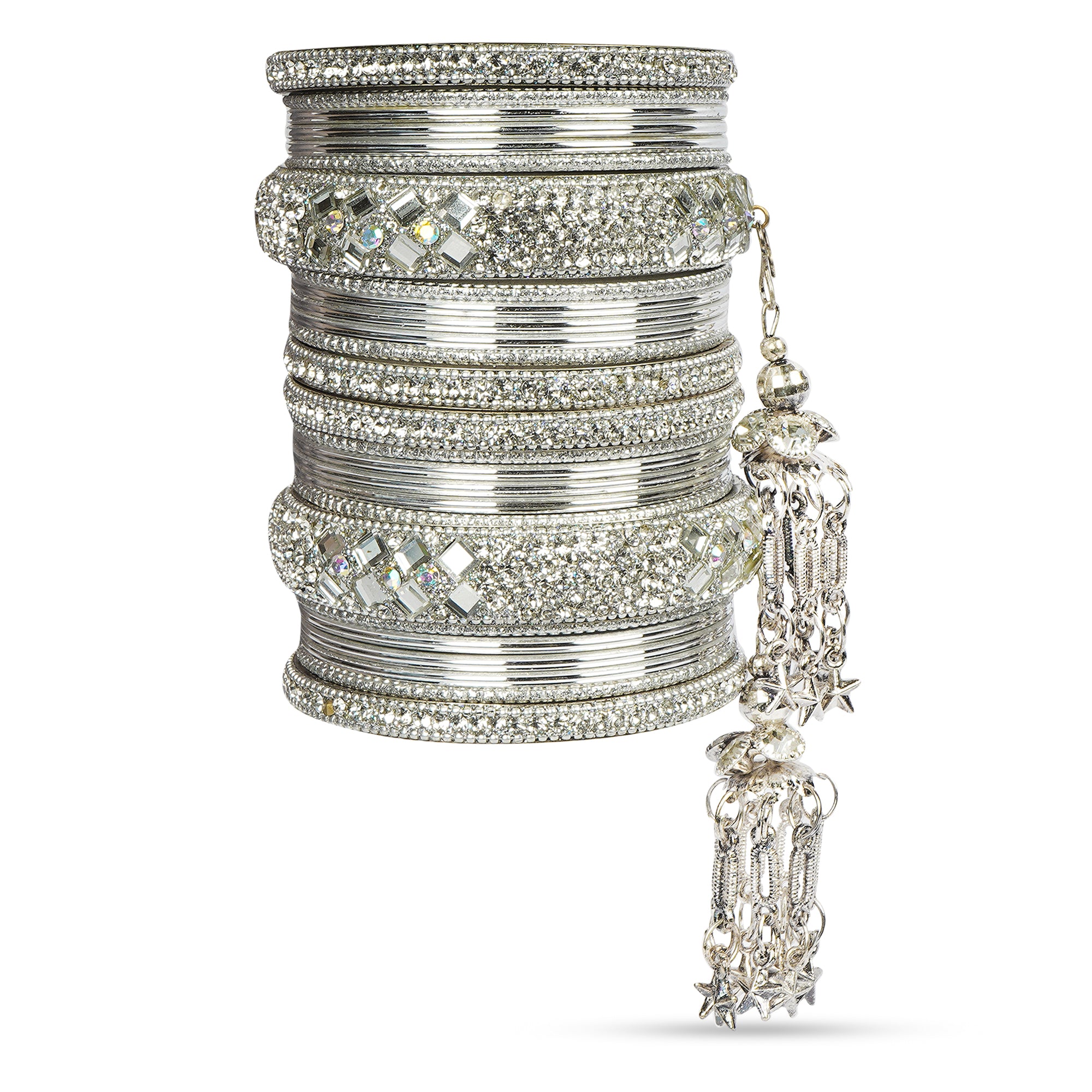 Indian Wedding Bangles Set, Bridal Bangles, Traditional Bangle Seen, Lightweight Jewelry Bangles, Bridesmaid Gift, Silver Polished