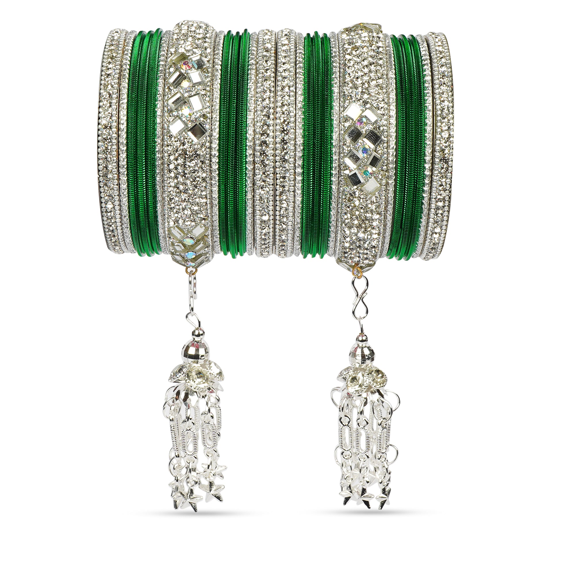 Indian Wedding Bangles Set, Bridal Bangles, Traditional Bangle Set for Women, Lightweight Jewelry Bangles, Bridesmaid Gift, Silver Polished
