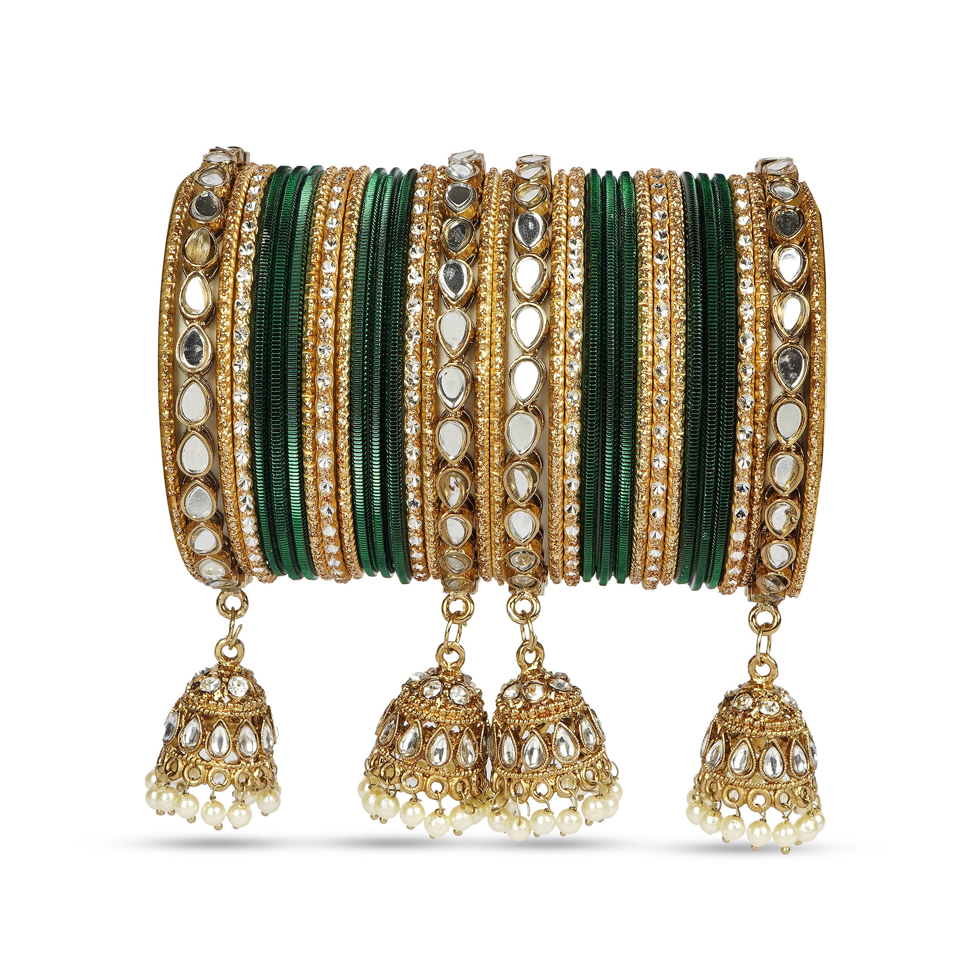 Indian Ethnic Partywear Handmade Bangles – Elegant Jewelry for Women, Perfect for Weddings, Festivals, and Everyday Wear