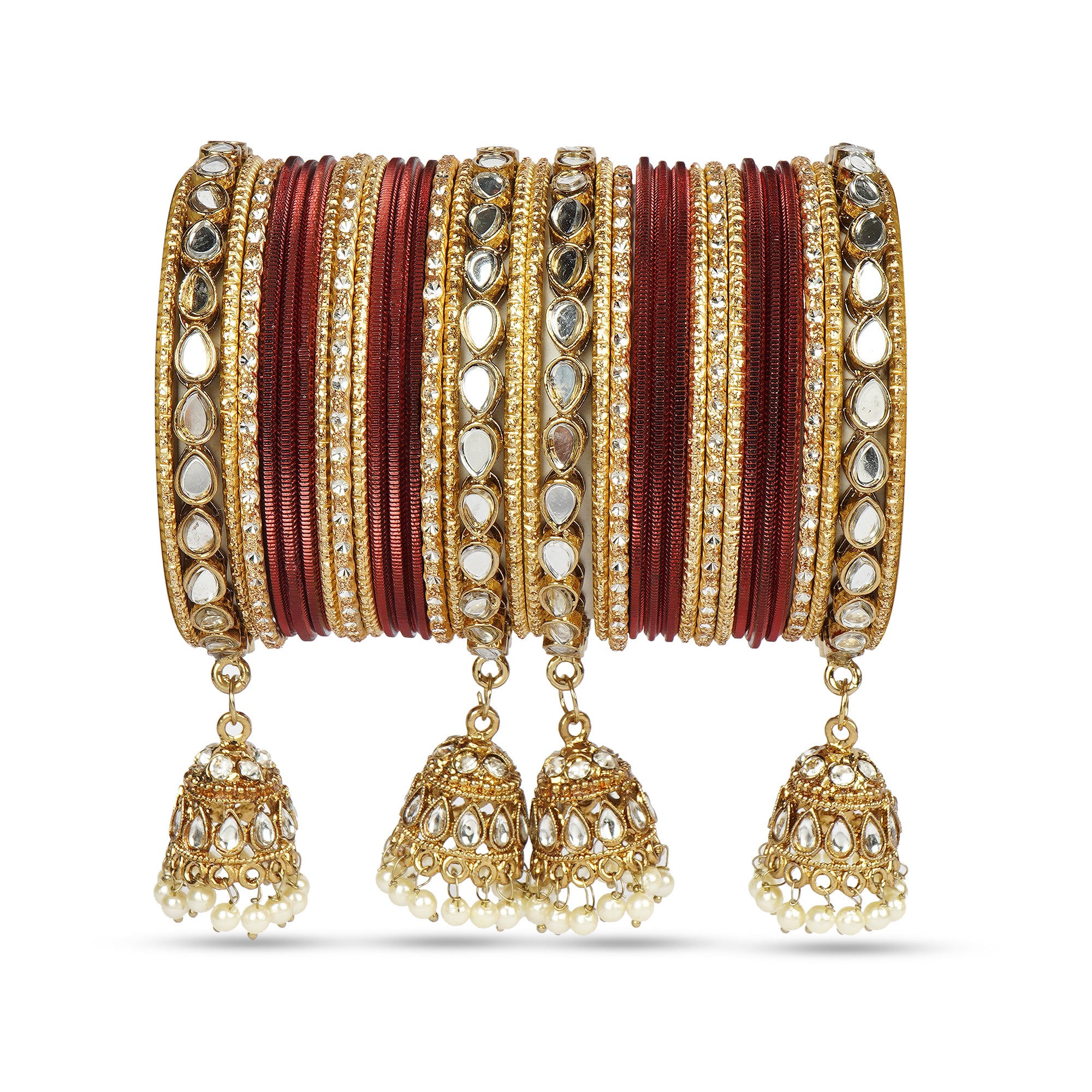 Indian Ethnic Partywear Handmade Bangles – Elegant Jewelry for Women, Perfect for Weddings, Festivals, and Everyday Wear