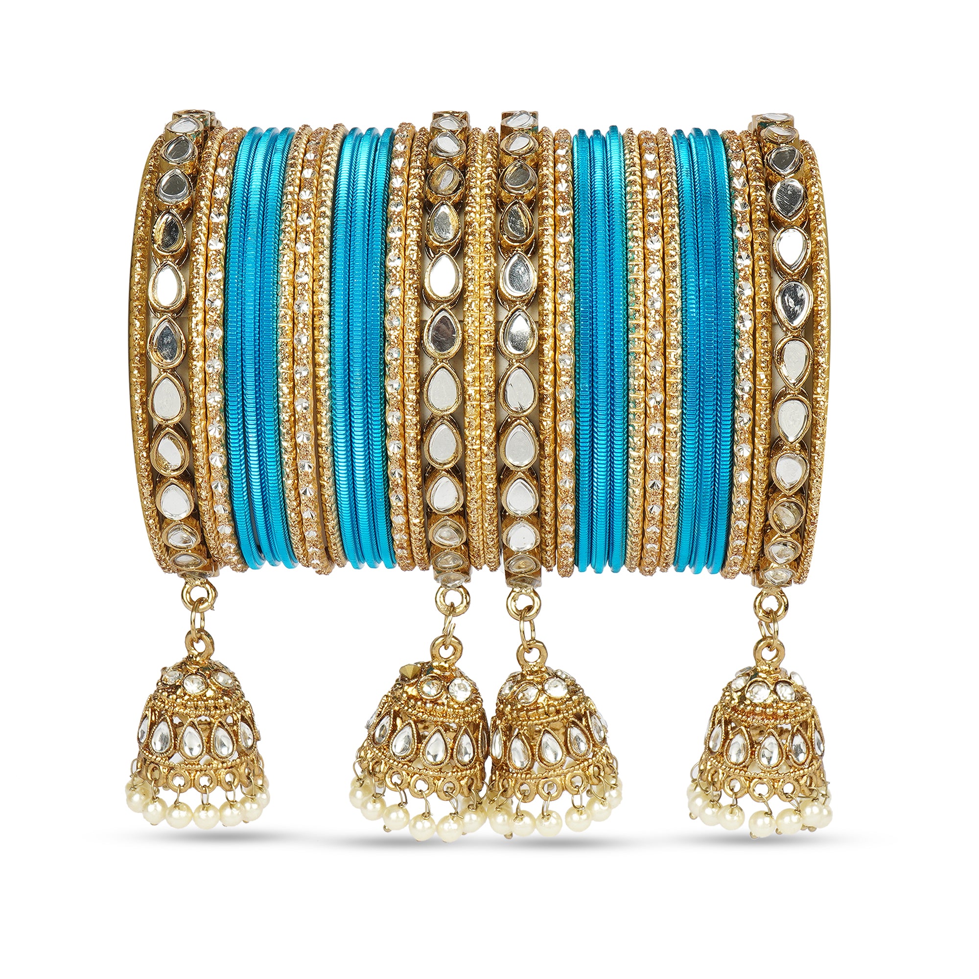 Indian Ethnic Partywear Handmade Bangles – Elegant Jewelry for Women, Perfect for Weddings, Festivals, and Everyday Wear