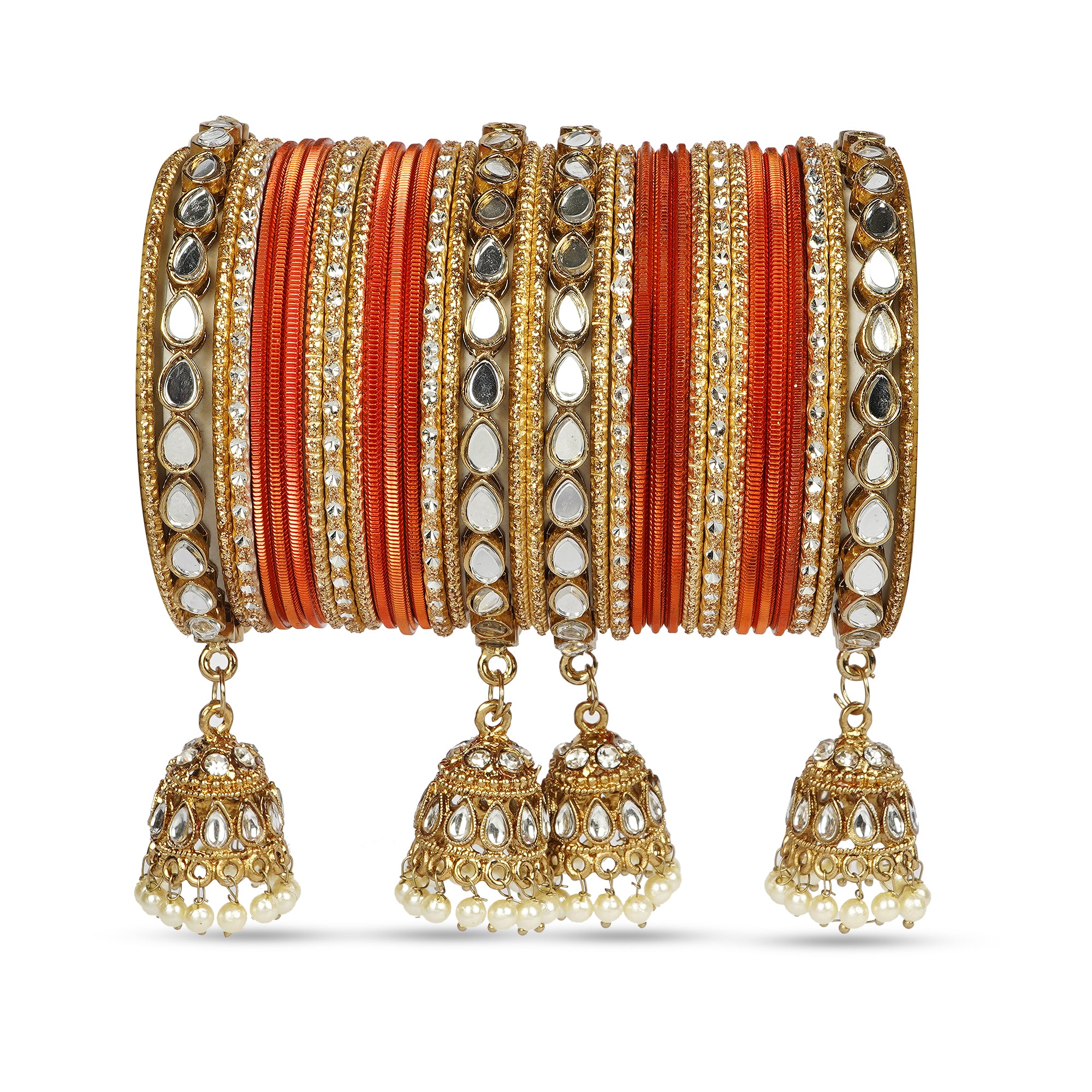 Indian Ethnic Partywear Handmade Bangles – Elegant Jewelry for Women, Perfect for Weddings, Festivals, and Everyday Wear