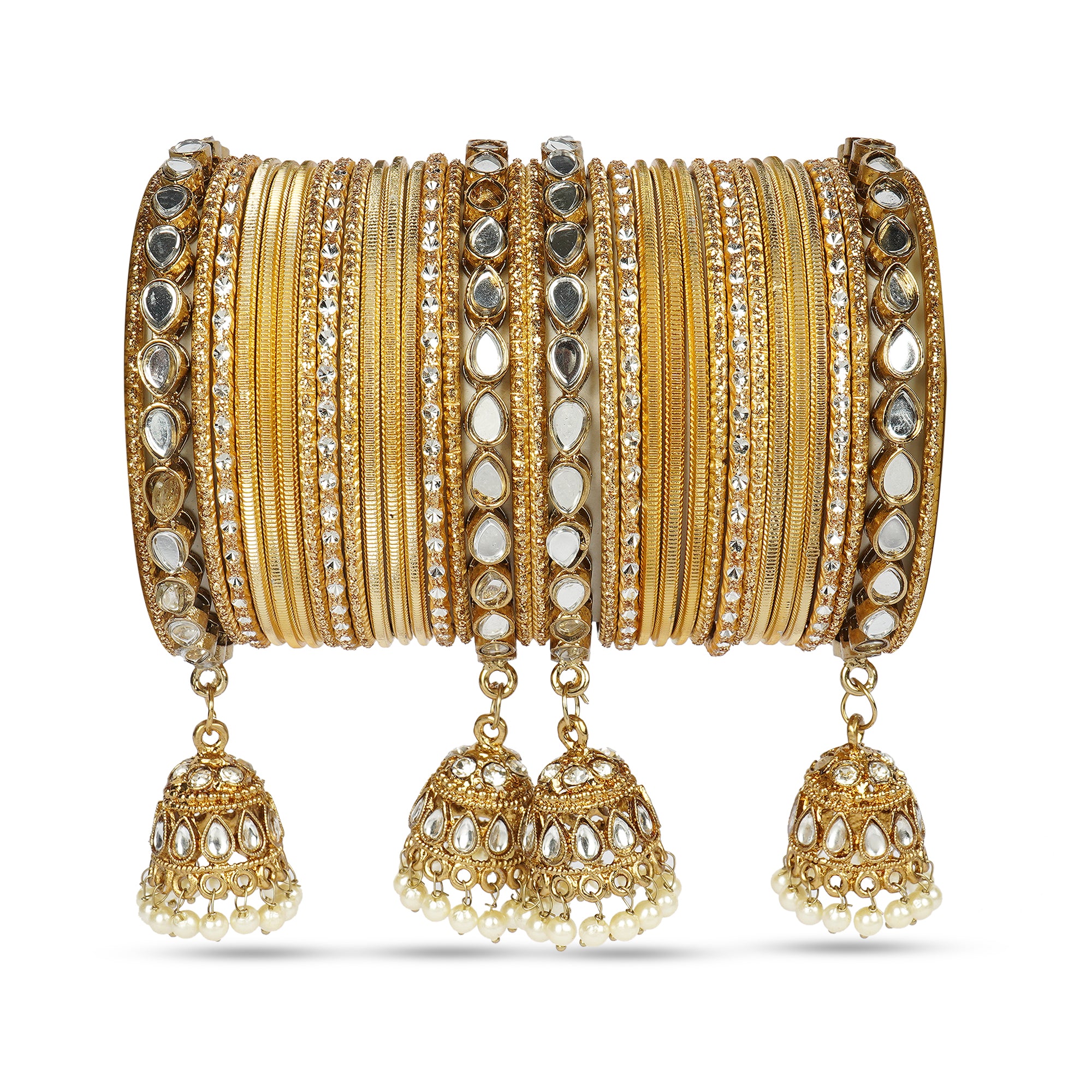 Indian Ethnic Partywear Handmade Bangles – Elegant Jewelry for Women, Perfect for Weddings, Festivals, and Everyday Wear