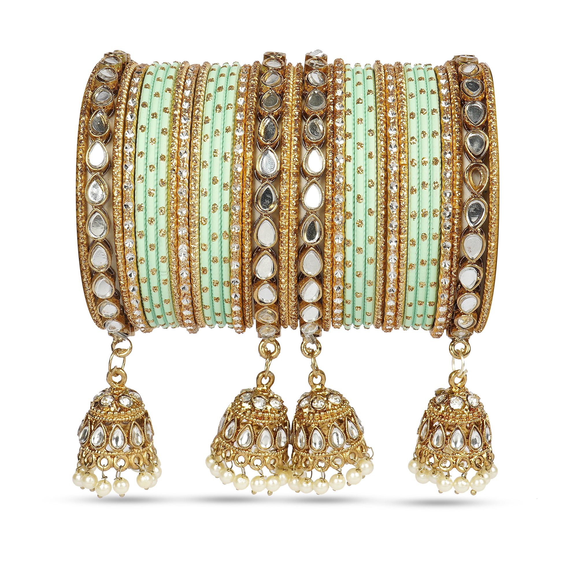 Indian Ethnic Partywear Handmade Bangles – Elegant Jewelry for Women, Perfect for Weddings, Festivals, and Everyday Wear