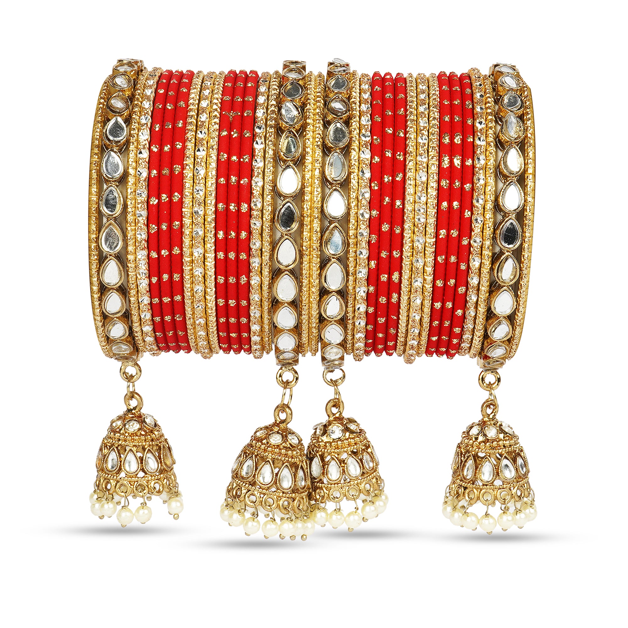 Indian Ethnic Partywear Handmade Bangles – Elegant Jewelry for Women, Perfect for Weddings, Festivals, and Everyday Wear