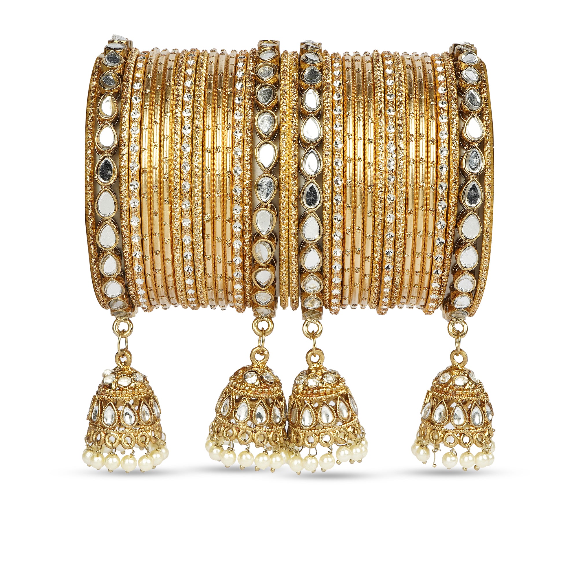 Indian Ethnic Partywear Handmade Bangles – Elegant Jewelry for Women, Perfect for Weddings, Festivals, and Everyday Wear