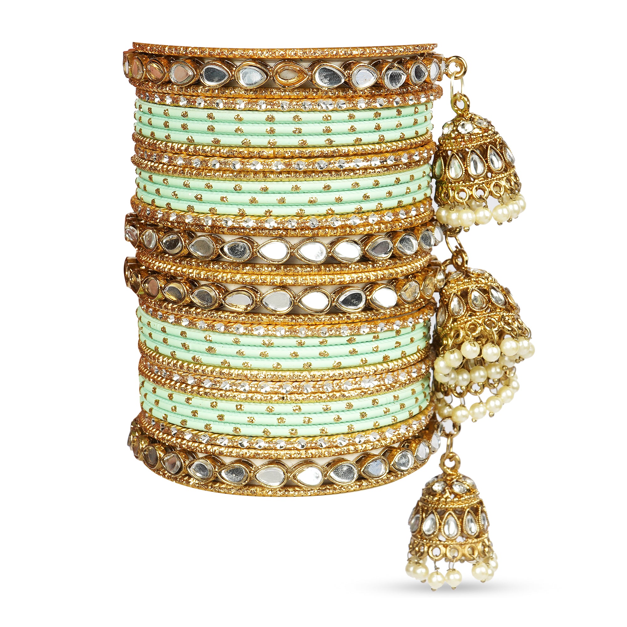 Indian Ethnic Partywear Handmade Bangles – Elegant Jewelry for Women, Perfect for Weddings, Festivals, and Everyday Wear