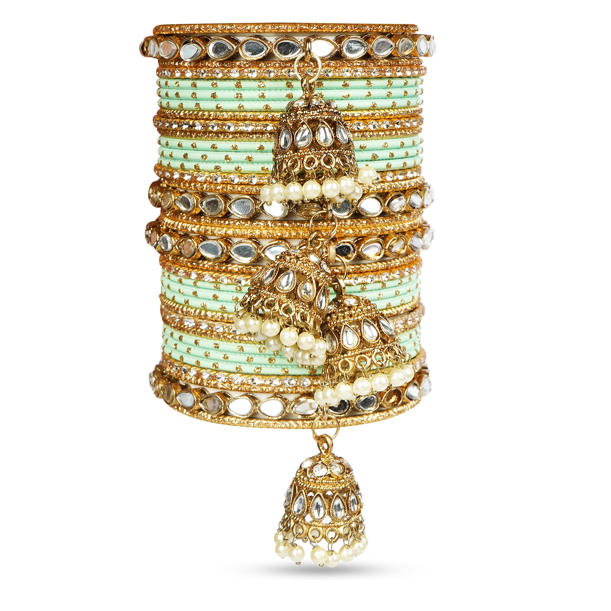 Indian Ethnic Partywear Handmade Bangles – Elegant Jewelry for Women, Perfect for Weddings, Festivals, and Everyday Wear