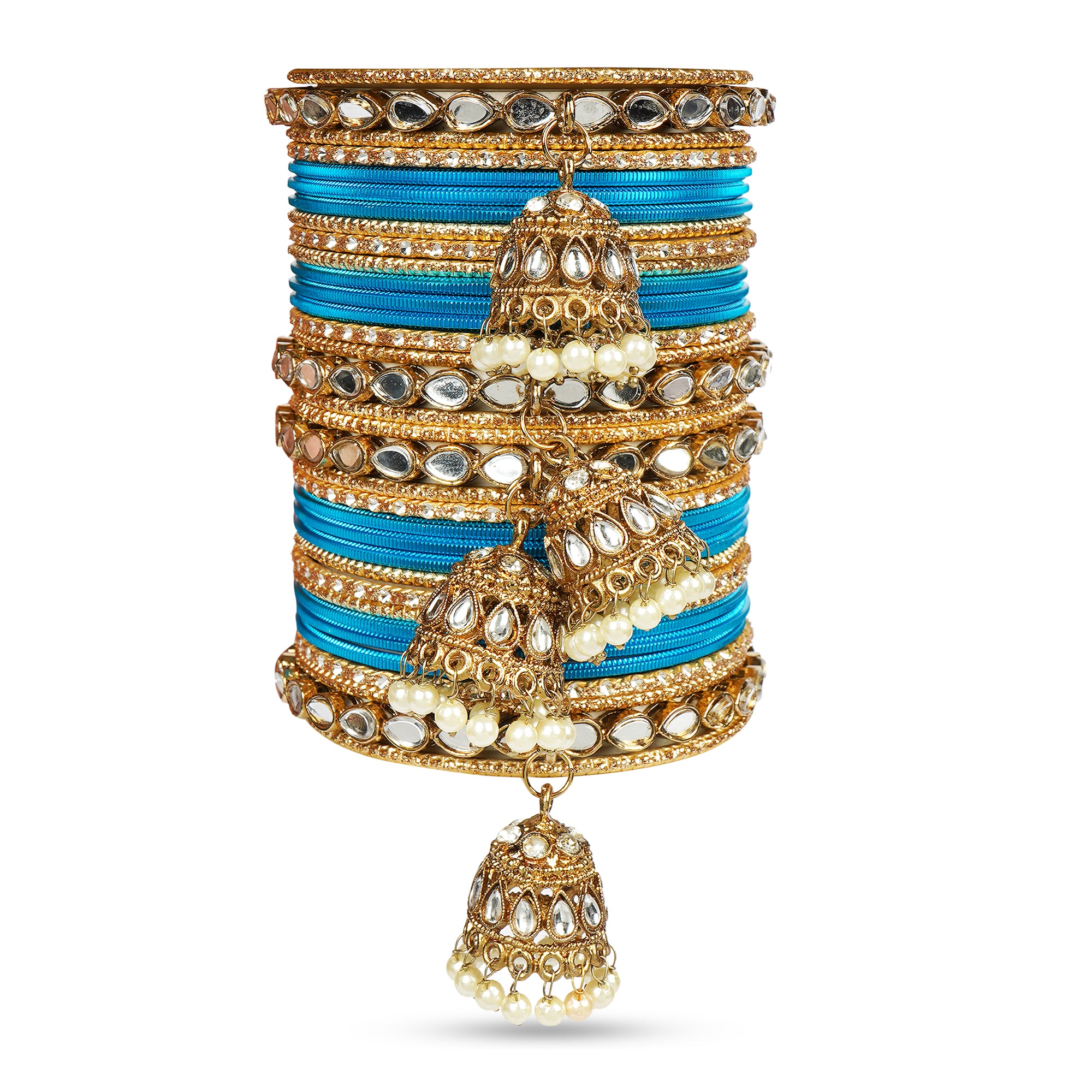 Indian Ethnic Partywear Handmade Bangles – Elegant Jewelry for Women, Perfect for Weddings, Festivals, and Everyday Wear