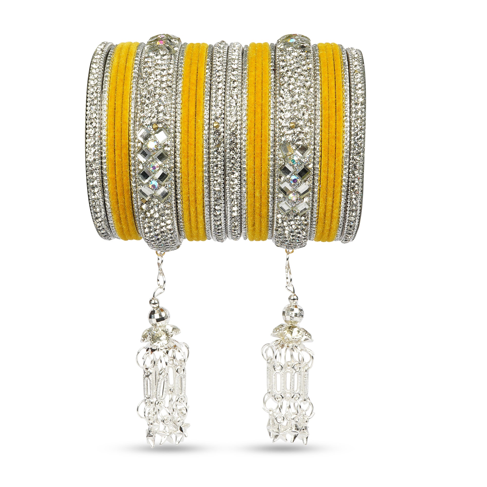 Indian Wedding Bangles Set, Bridal Bangles, Traditional Bangle Set for Women, Lightweight Jewelry Bangles, Bridesmaid Gift, Silver Polished