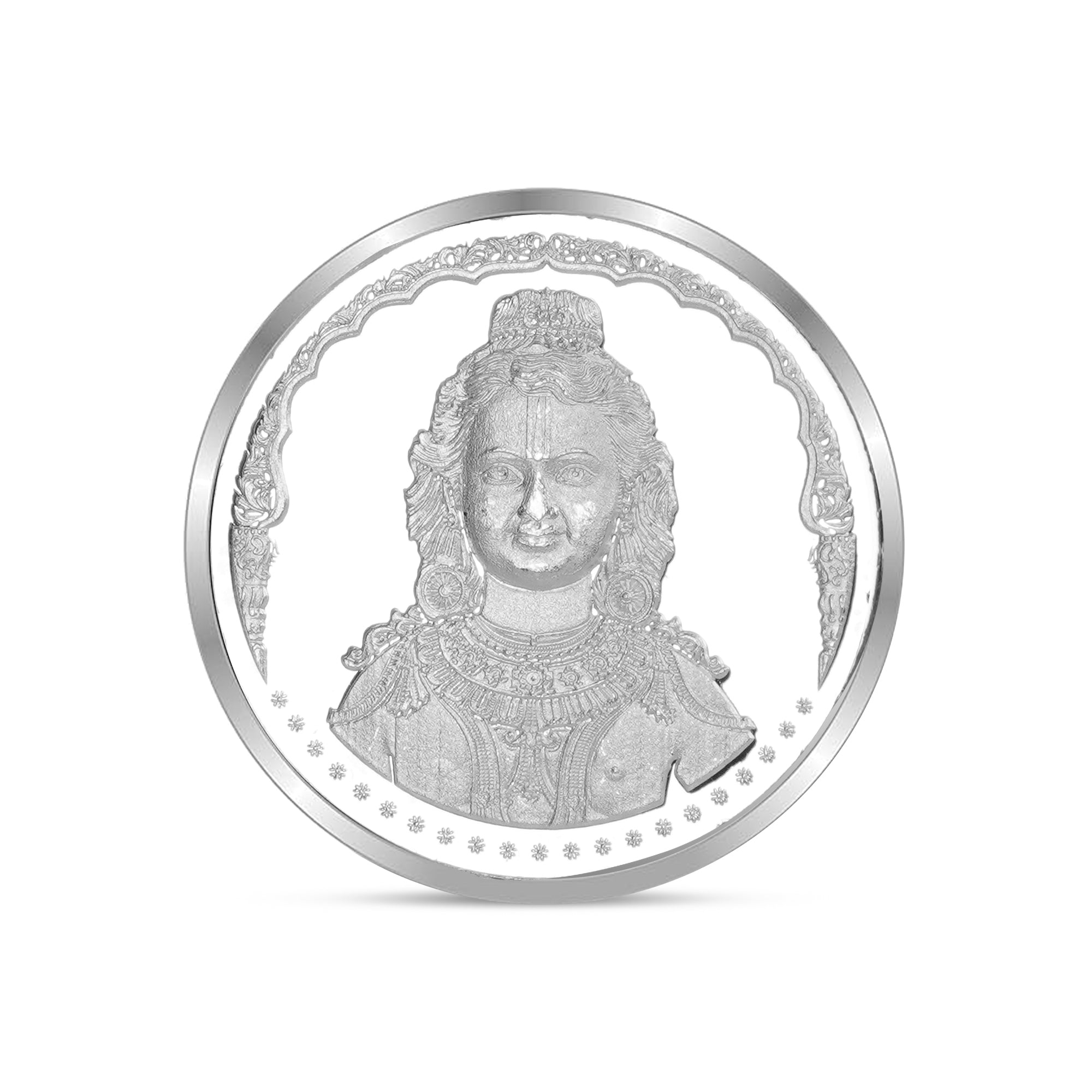 999 Silver 10 Grams Ram Lalla and Ram Mandir Coin