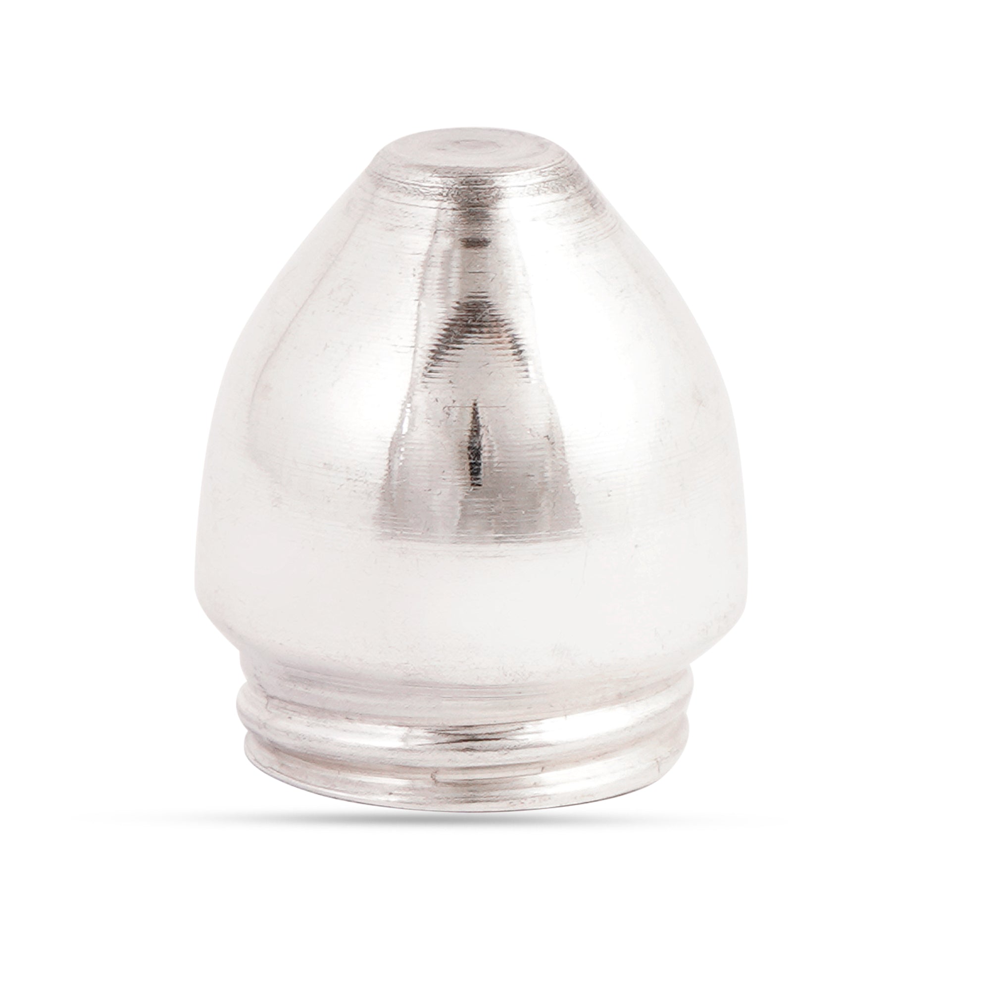 925 Hallmark Silver Pot with Removable Coconut-Shaped Lid for Gangajal