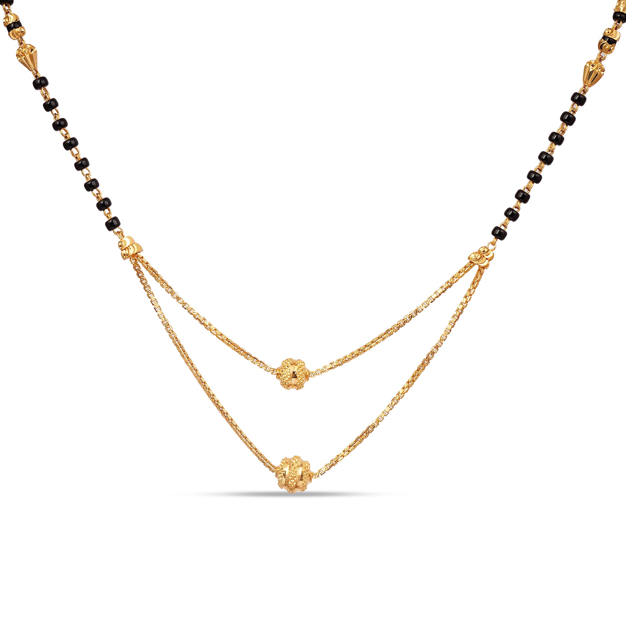 22ct Gold Handmade Mangalsutra, Traditional Indian Necklace for Women