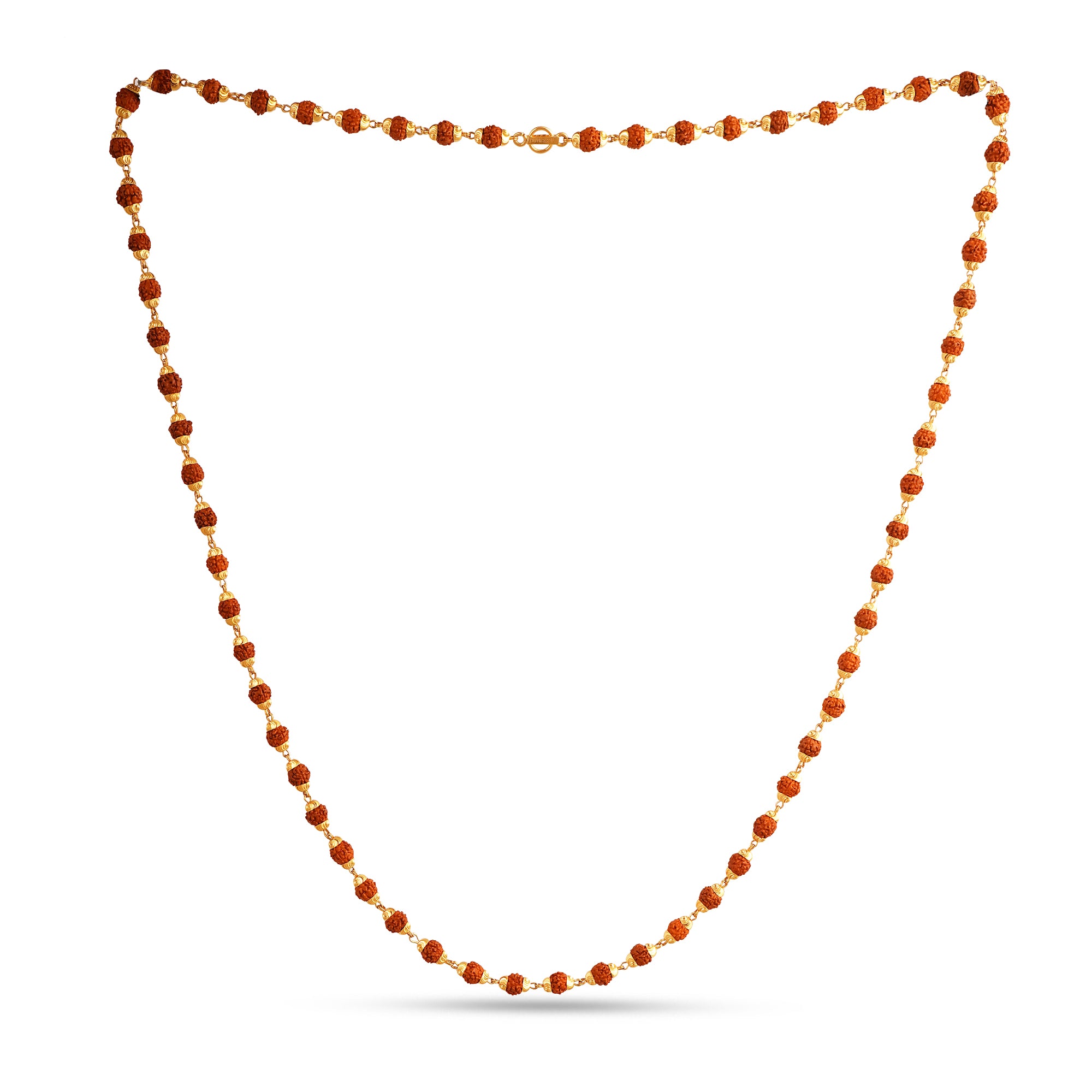 22ct Gold Rudraksh Chain/ Mala Indian Handcrafted Chain