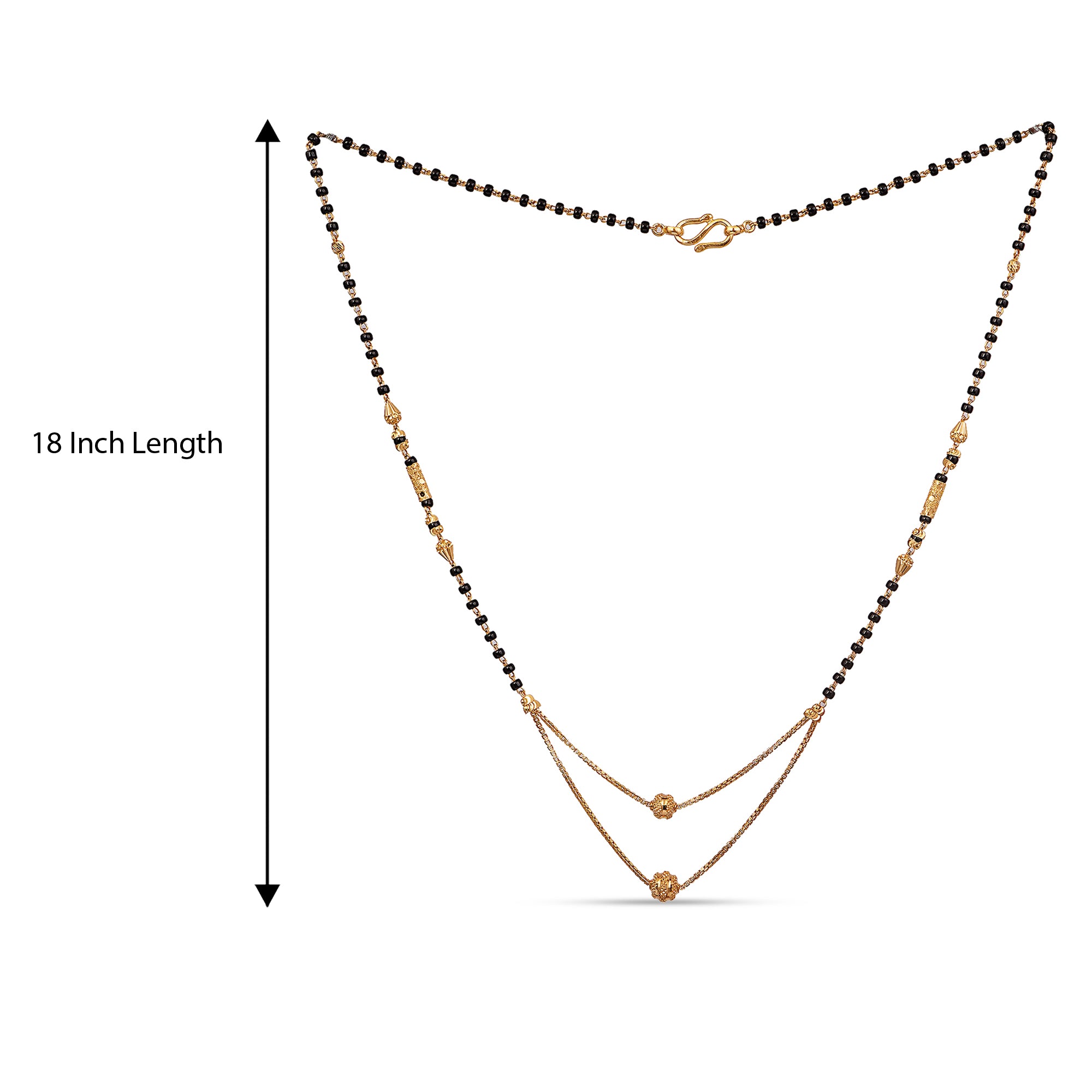22ct Gold Handmade Mangalsutra, Traditional Indian Necklace for Women