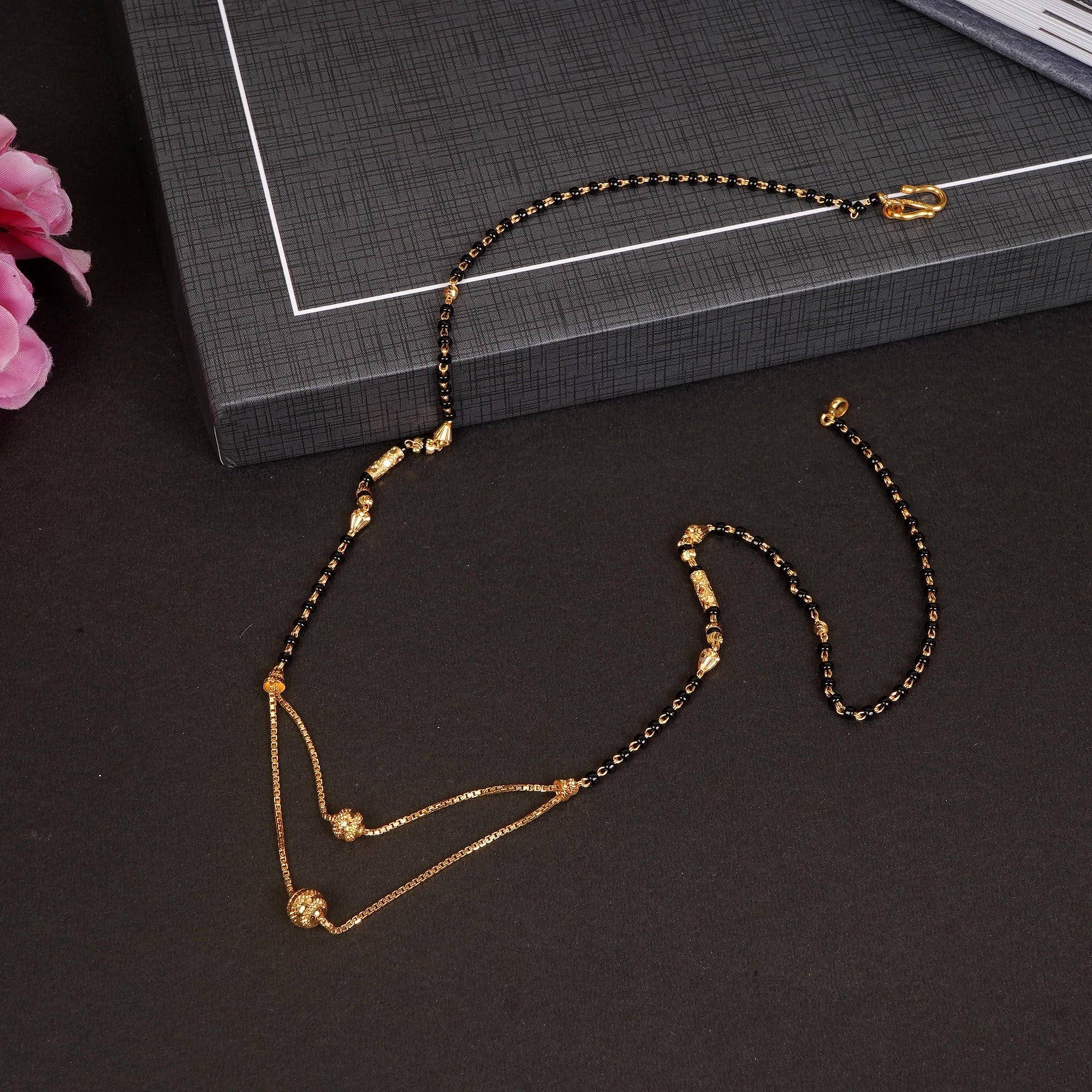 22ct Gold Handmade Mangalsutra, Traditional Indian Necklace for Women