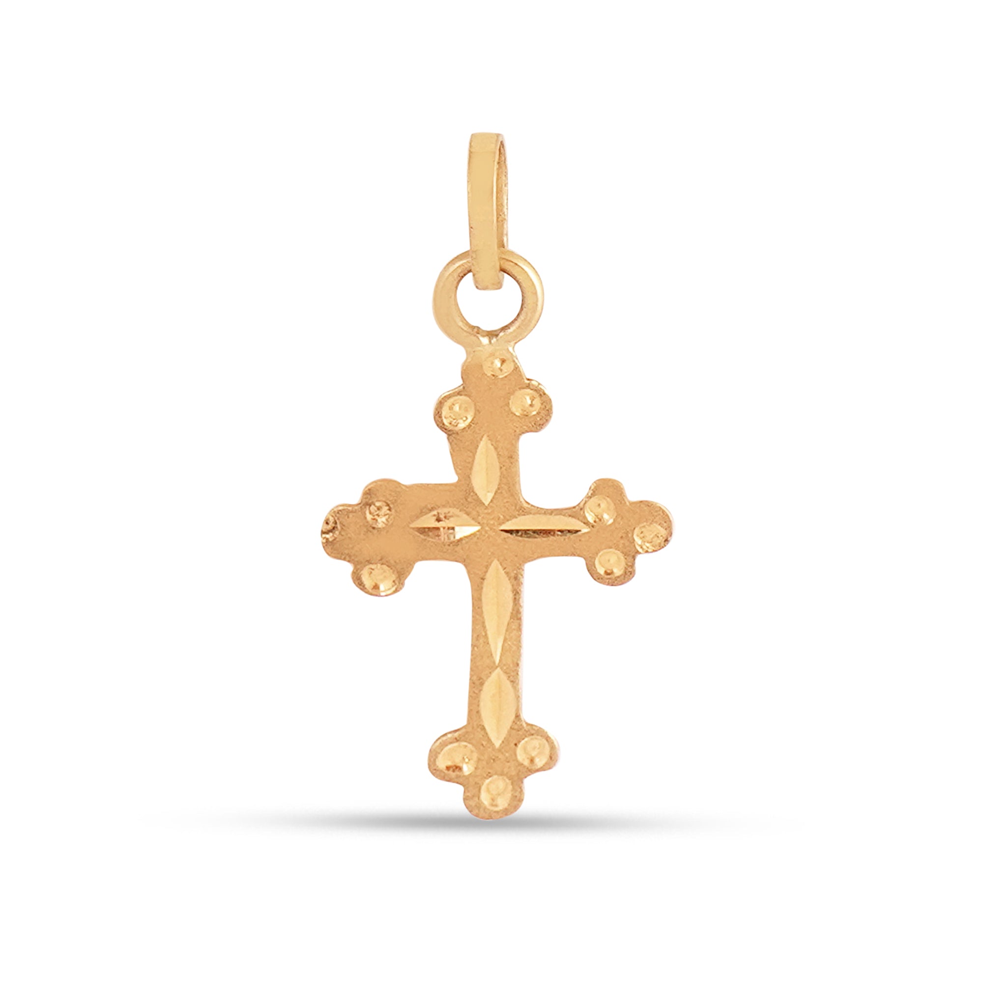 22 K 916 Hallmarked Solid Gold Holy Cross Pendent Beautifully Hand Crafted