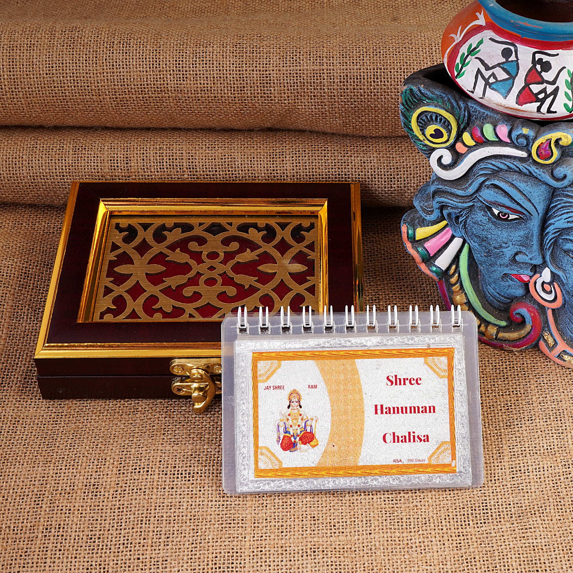 100% Pure silver Hanuman chalisa in english