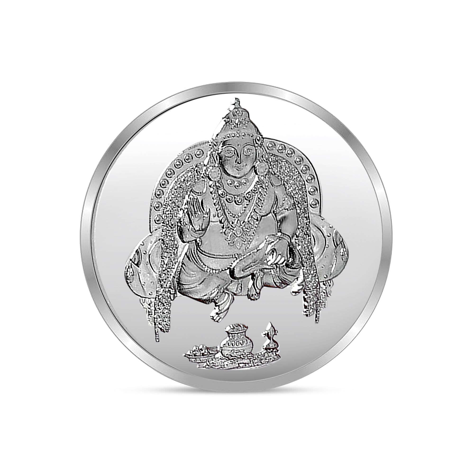 999 Silver Coin Kuber Coin with Kuber yantra, Lord of Money