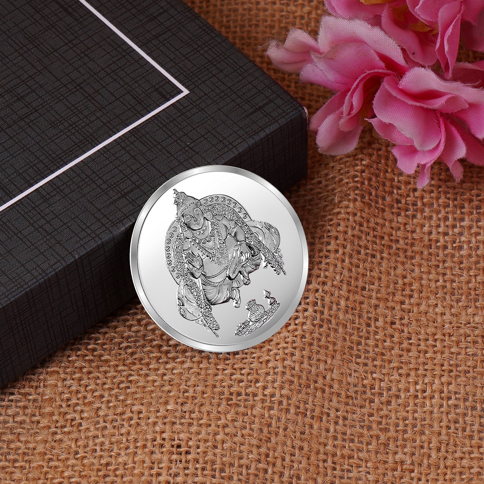 999 Silver Coin Kuber Coin with Kuber yantra, Lord of Money