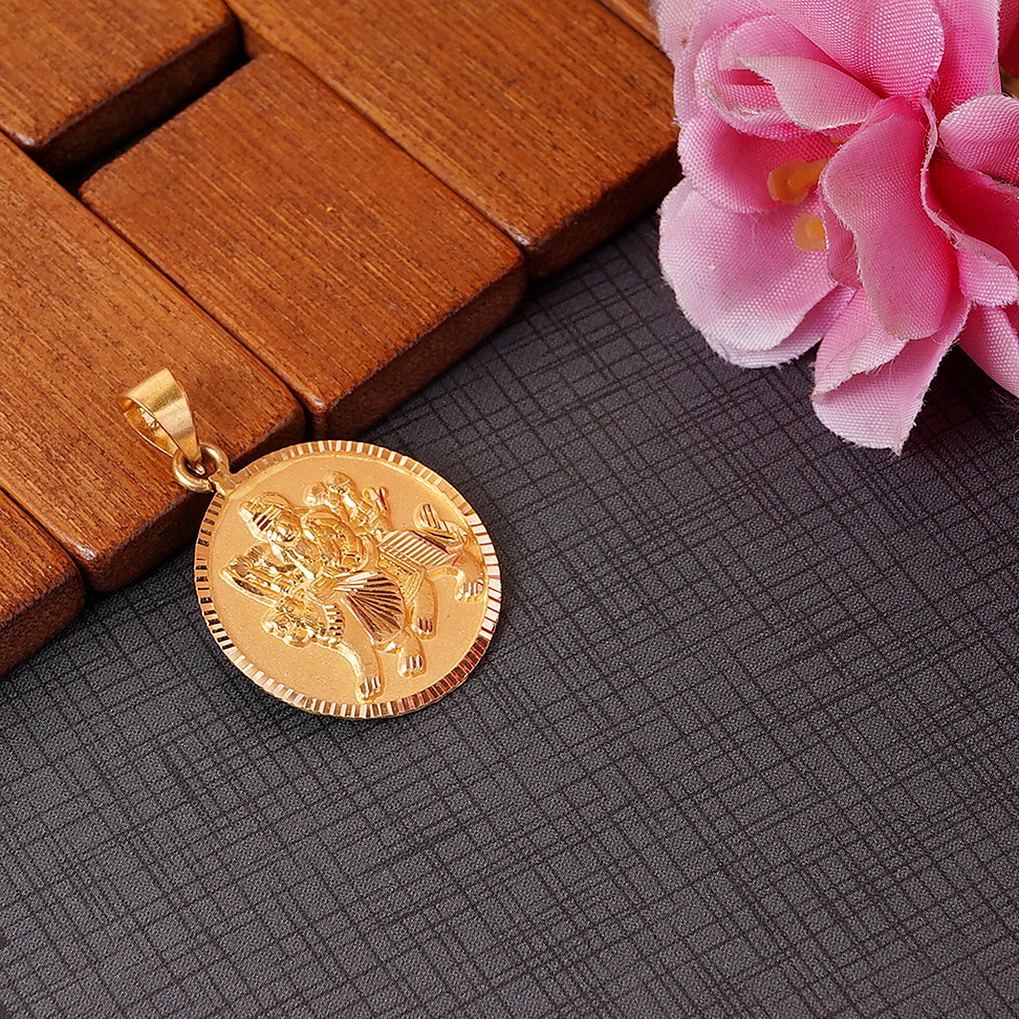 22kt Gold Durga ji Pendent, beautiful gift for your loved ones
