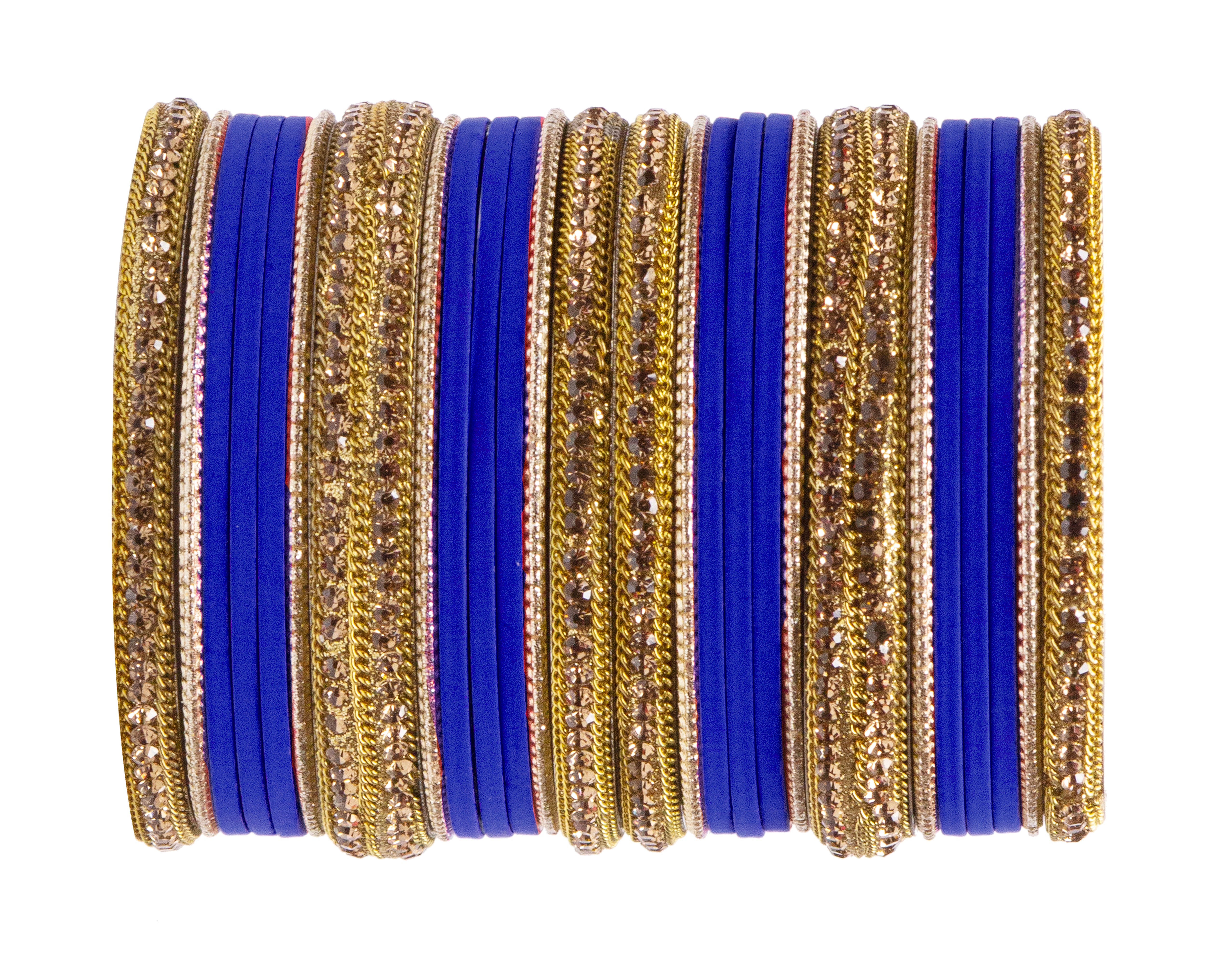 Bridal Kundan Bangles Set Plain Metal Charm Bracelet For Women Indian