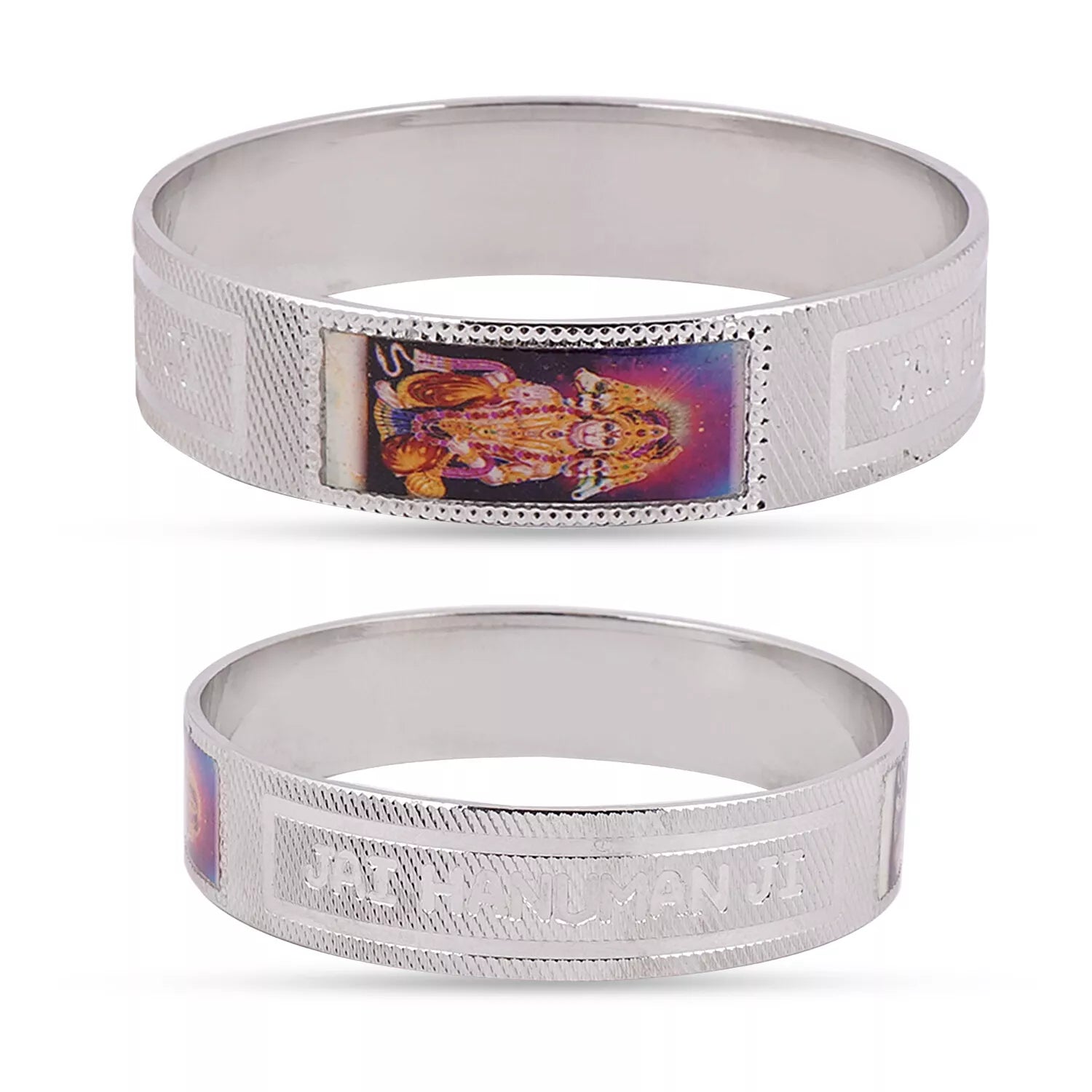 Handcrafted 925 Solid Silver Panchmukhi Hanuman Ji Kada - Personalized Gift for Him or Her